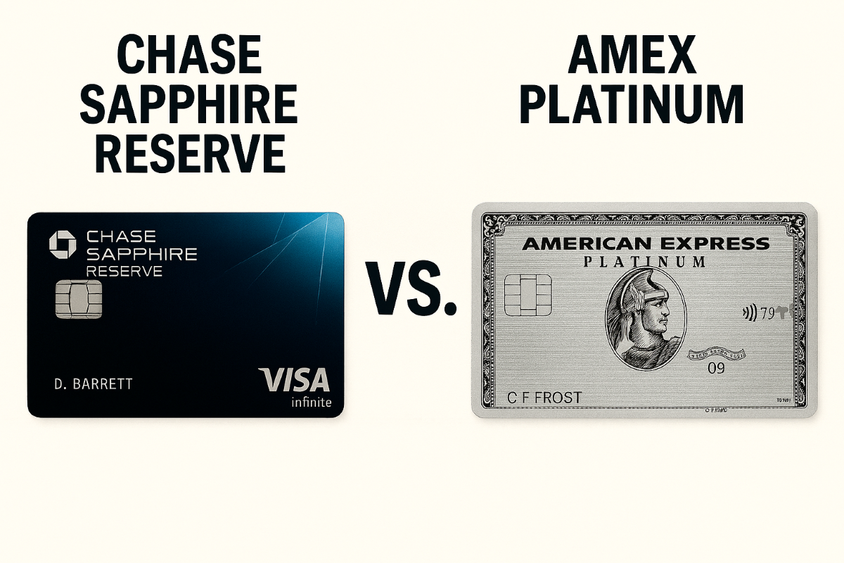 Amex Platinum vs Chase Sapphire Reserve: Which Card Actually Wins
